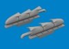 Eduard 672409 Spitfire Mk. V three-stacks exhaust fishtail PRINT Tamiya 1/72